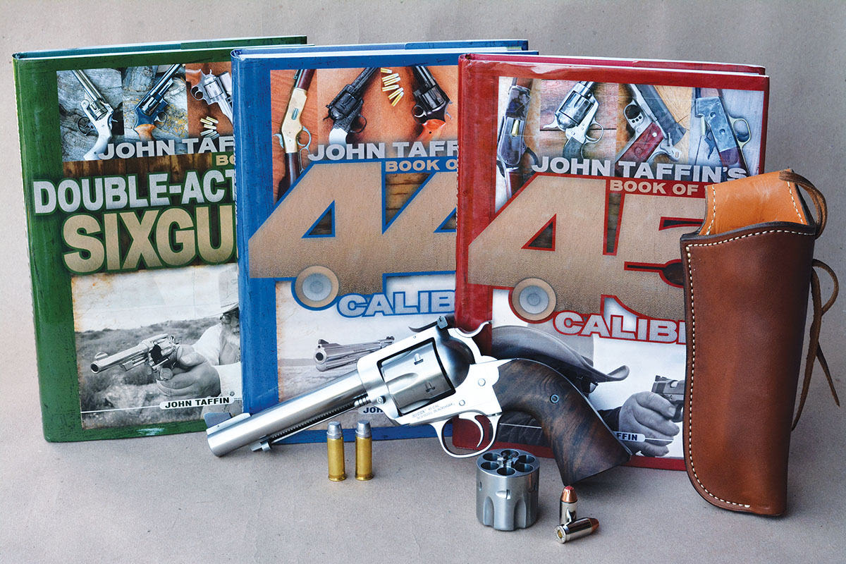 John Taffin has authored 10 books and written thousands of articles. His influence in the firearms industry has been huge. The special edition Ruger New Model Blackhawk Bisley 45 Colt/45 ACP Taffin Perfect Packin’ Pistol is certain to be in high demand.